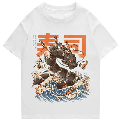 Sushi Dragon Monster T-Shirt